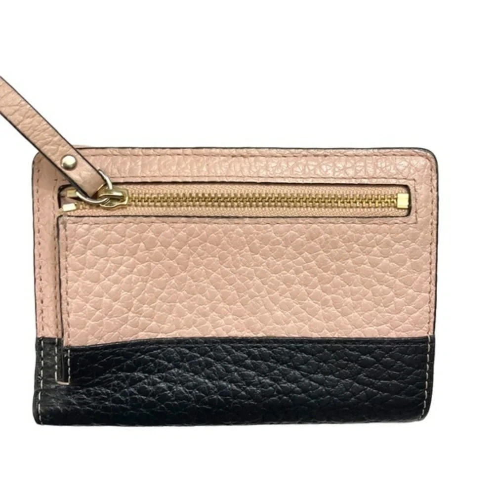 Kate spade pink black colorblock wallet